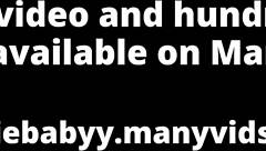 stuffing my thong in pussy sniffing edging to massive orgasm with dildo