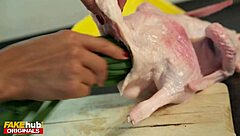 kinky stepmom milf offers ass for anal and pussy creampie after blowjob