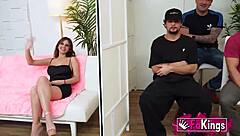 Super busty Alice Fantasy begs which guy fucks her first