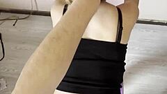 POV Amateur Passionate Skirt Sex with Socks On