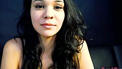 Lovely Brunette Coed Sabrina's Twat Fucked to Cum Swallow