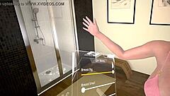 redhead's intriguing shower game reality tease unfolds