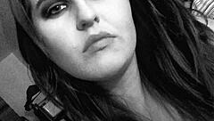 Plump housewife kandy kane gags on cock in homemade deepthroat session craving more