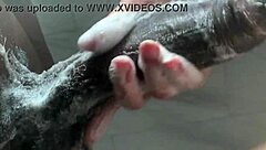 Hey, check out this horny college girl dropping to her knees to worship that massive bbc like a pro