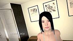 redhead's intriguing shower game reality tease unfolds