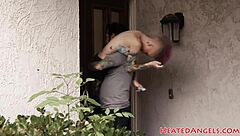 spank this busty goth babe's ass then assfuck her hard!