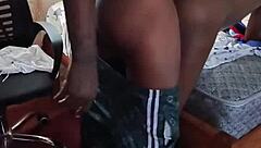 Full hardcore doggystyle ravages petite village girl in sheer top moaning loud.