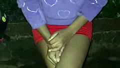 brazilian latina takes cash for street outdoor anal