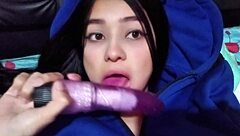 Hot babysitter with huge tits craved my cock right when i got home