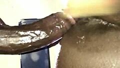 whoa ebony milf squirts on big black cock cumming hard 😍💦