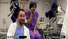 freshman jackie banes spreads legs as nurse forces hitachi vibrator deep for mandatory gaping orgasm