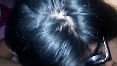 hey nerdy latina asks for milk right in her little mouth.