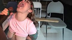 Ray Ray learns woodworking by taking cock in class