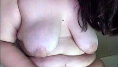 fucking myself hard in the bathroom with toys till orgasm hits my fat ass pussy