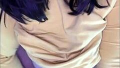 fucking myself hard in the bathroom with toys till orgasm hits my fat ass pussy