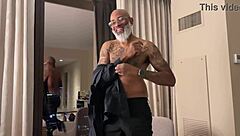 hot blonde milf strips teases then rides bbc after awards show