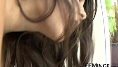 Stepdaughter's tongue dives into girlfriend's wet pussy while mom watches hungrily