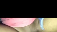 black dude bends her over and fills pussy with cum