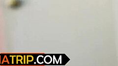 Hot latina slut bends for rough big cock anal after meetup