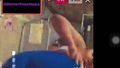 Ebony teen shakes big ass on webcam demon time