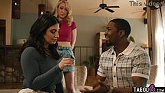 the busty bisexual arab wife with huge tits begs for monster black cock during her divorce drama