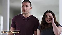 Married Couple's Heated Fight Ignites Sloppy Blowjob Cowgirl Doggystyle Creampie Finish