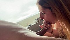 hey check her out blowing then getting fucked hard in that tight pussy