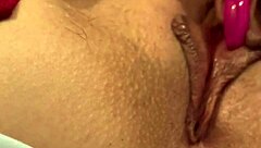 Wife's Oiled Body Close-Up Masturbation Orgasm