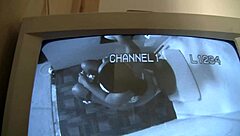 natasha dulce shows off her huge homegrown chocolate tits in homemade blowjob cumshot facial