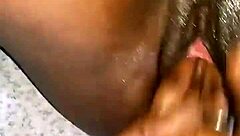 She rides monster cock dildo doggystyle then fists pussy screaming wildly