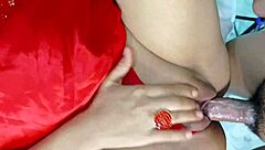 bhabhi, your devarji's huge surprise dildo stretches your wet creamy pussy gapagap hard