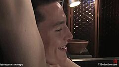 big tits latina ts pounds bound best man's ass hard