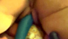 face down ass up spread wide for throbbing pussy orgasm 😩💦 close up homemade curvy tease with toys