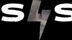 bare thighs spread wide as thick cock stretches her willing asshole deep