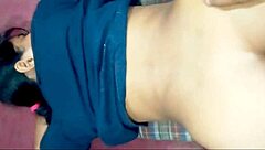 Indian Bhabhi's Tight Anal Creampie in Doggy Style with Huge Cock Close Up