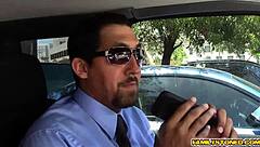 Stepdad Juan licks Lucy Doll's tits and fingers her pussy!