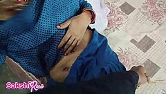 Stepbrother surprises sister with pussy gift under christmas tree taboo sex?