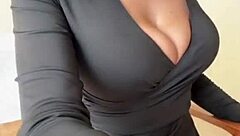 Stepmom Caresses Big Natural Nipples Outdoor, Begs for Milf Tit Massage and Fuck