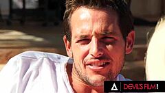 gorgeous luna star squirts nonstop riding monster cock outside devilsfilm 🌟💦🍆