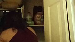 mollyjanexxx teases with her big natural tits backstage still trying hard