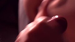 My Wife Warms Up Her Shaved Pussy Close-Up Before I Creampie It Fully