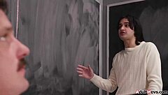 petite slut gets dp gangbanged by big black cocks during detention 😈🍆💦