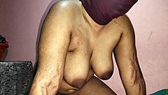 mother-in-law begs for hard fucking just like her son-in-law pounds his huge titted wife