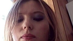 I'm watching Katrina finger her young wet pussy in kitchen!