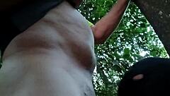 maîtresse kantalis offers chained slave ebed deep in the forest