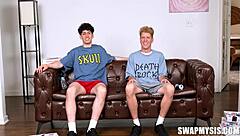 Beavis and Butthead score big with petite teen Hazel Moore in taboo POV action