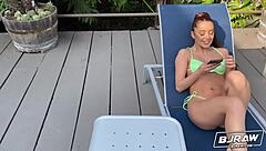 Vanna Bardot devours cock with eager oral skills