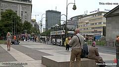 public pain for pierced blonde's bound pussy domination