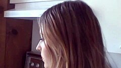 I'm watching Katrina finger her young wet pussy in kitchen!