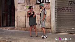 milf hunts down a rookie stud to bang while hubby watches every thrust closely